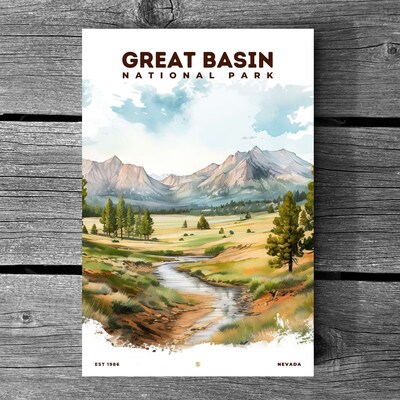 Great Basin National Park Poster, Travel Art, Office Poster, Home Decor | S8 - image3